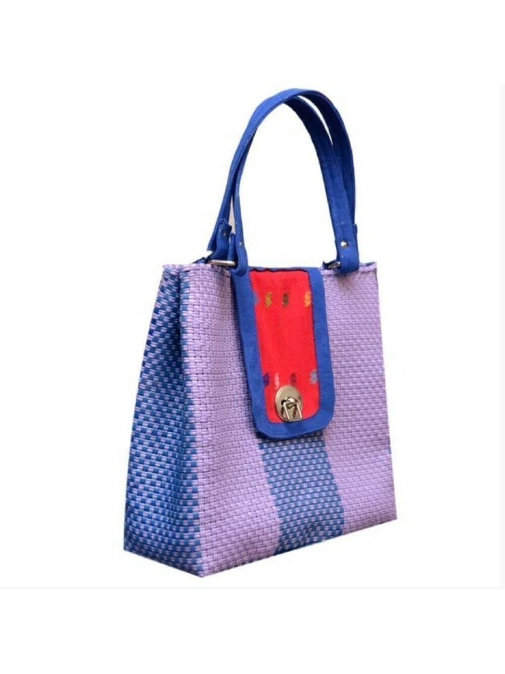 Oaxacan Handwoven Bag Made of Recycled Plastic